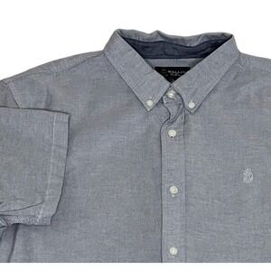 Wallin &‎ Bros Gray XL Short Sleeve Button Up Men's Shirt